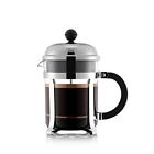 Chambord 4 Cup French Press Coffee Maker, Chrome, 0.5 l