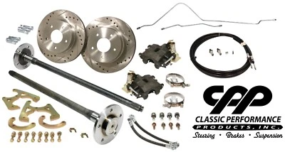 1963-66 CHEVY C10 TRUCK 5 LUG REAR DISC BRAKE CONVERSION KIT & CONVERSION AXLES - Image 1 of 4