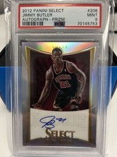 2012 Select Silver Jimmy Butler Auto /199 RC PSA 9 🔥🔥🔥 Heat / Marquette