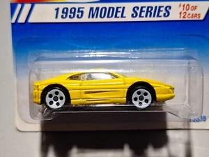 1995 Hot Wheels Ferrari 355 Yellow 13338 - Picture 1 of 3
