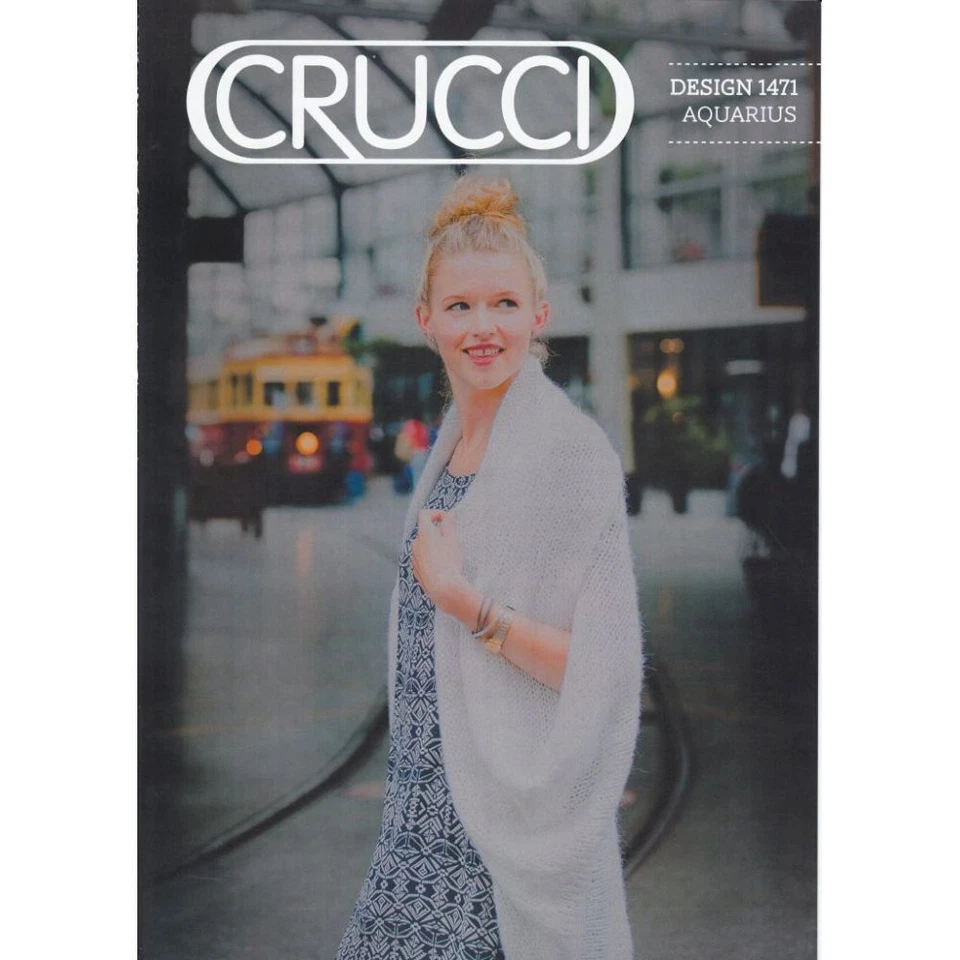 Crucci Knitting Pattern 1471, Long Cardy, 12 Ply Yarn - Image 1 of 1