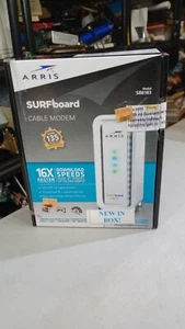 ARRIS SB6183 686 Mbps Cable Modem, White - - Picture 1 of 2