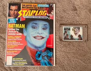 Starlog Magazine 1989 #146 Batman The Joker Jack Nicholson 1966 Face Of Joker - Picture 1 of 24