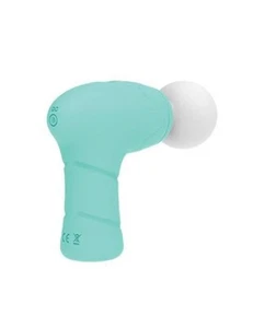 Mini masajeador de varita Pocket Purr - Vibrador de 10 velocidades verde menta Wild Pop Vibe - Imagen 1 de 2