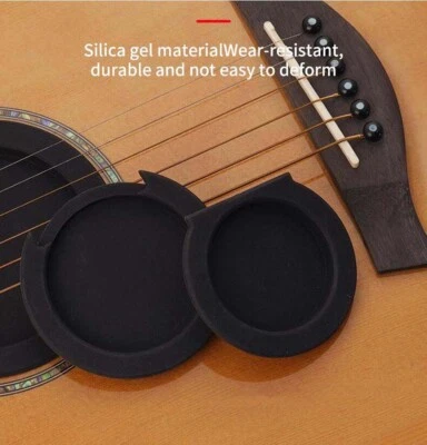 Guitar Parts Feedback buster Sound Hole Cover Silicone Acoustic Buffer Block - Image 1 of 4