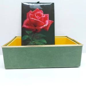Vintage Green Velvet Keepsake Jewlery Box Miss All American Beauty Made In Italy - Picture 1 of 12