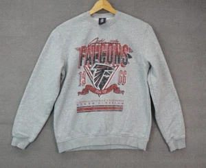 New Era NFL Team Apparel Atlanta Falcons Sweatshirt Pullover Gray Size Large - Picture 1 of 7