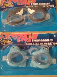 2 Paar Splash n Swim KINDERBRILLEN = HAI und Walross = Alter 3+ Neu - Bild 1 von 1