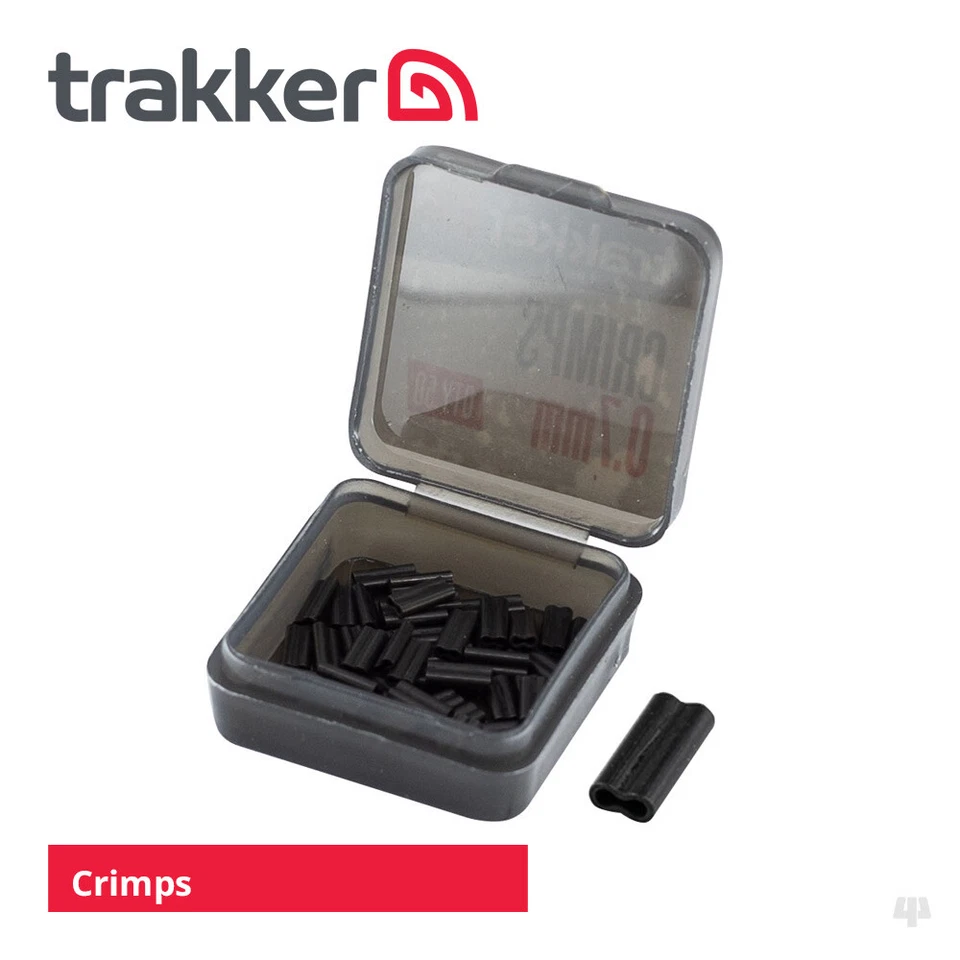 Trakker Double Barrel Crimps - Carp Barbel Bream Coarse Fishing Terminal Tackle — 第 1/1 张图片