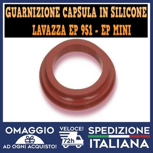 GUARNIZIONE CAPSULA IN SILICONE LAVAZZA EP 951 - EP MINI 🇮🇹 - Foto 1 di 1