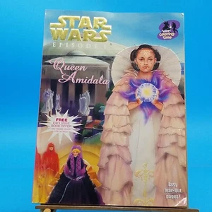 STAR WARS: Queen Amidala's Royal Coloring & Storybook 2000 Episode 1 - 40 Pages - Picture 1 of 7