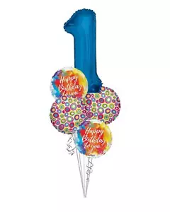 Ramo de globo Feliz cumpleaños (5 globos), 1 - Imagen 1 de 10