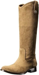 New in Box FRYE Womens Melissa Button Riding Boot Cashew 77173  Size 6 M 77173 - Picture 1 of 5