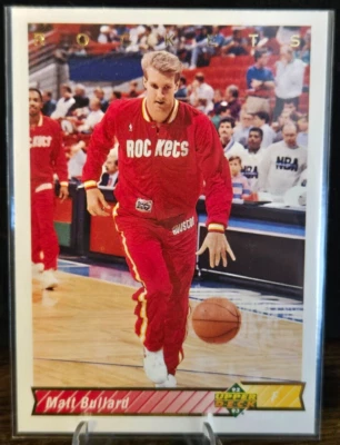 Upper Deck - 1992 - Matt Bullard - #99 Houston Rockets - Card - Image 1 of 2