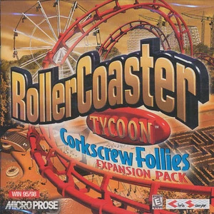 Roller Coaster Tycoon CORKSCREW FOLLIES Vintage RollerCoaster Expansion NEW - Picture 1 of 2