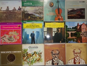 12 Dvorak LPs: Prague Neumann (2) Kubelik (2) Toscanini (2) Kertesz Rostropovich - Imagen 1 de 7