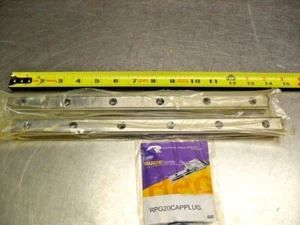 Menge 2-Linearführungsschiene 13-3/8" lang 20,25 mm breit Rockford Linear Motion RPG20 - Bild 1 von 5