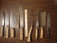 Antique/Vintage cutlery. 8 Pieces. Rogers & Sons, Atlas, Ontario Knife, more
