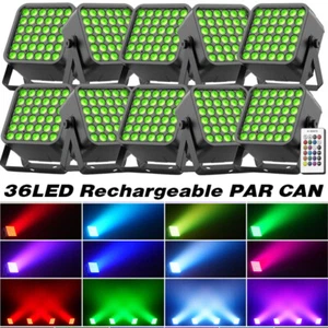 108W 36LED Cargador RGB DMX Par Luz Escenario Control Efecto DJ Iluminación - Imagen 1 de 17