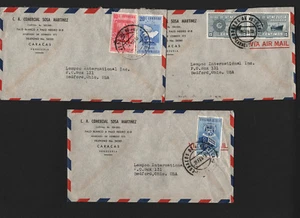 OPC X3 1950's C.A. Sosa Martinez Caracas Venezuela Advertising Corners - Picture 1 of 1