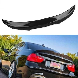 Car Rear Trunk Spoiler Lid Wing For BMW E90 2005-2012 M3 Sedan 2008-12 Black PSM - Picture 1 of 8
