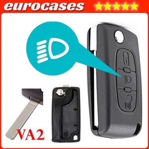 P11 CARCASA LLAVE MANDO CITROEN 3 BOTONES C4 C5 C6 C8 Xsara Picasso - Foto 1 di 5