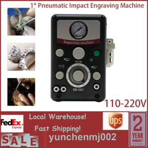 Pneumatic Jewelry Engraving Machine Double Ended Impact Graver Jewelry Engraver - Picture 1 of 19