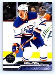 2023-24 Upper Deck #68 Zach Hyman Silver Foil - Picture 1 of 2