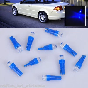 10x T5 LED Quality Wide Angle Car Dash Shifter HVAC Wedge Lights Bulbs Globes - Picture 1 of 8