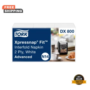 Tork Xpressnap Fit N14 White 2-Ply Dispenser Napkins – 36 Packs x 120 DX900 - Picture 1 of 10