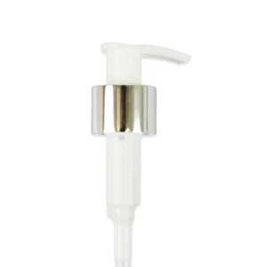 Shiny Silver Lotion Pump 28/410 - 28mm Lotion/Soap Lockable Dispenser ANY AMOUNT - Picture 1 of 2