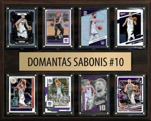 Targa 8 carte Domantas Sabonis Donruss Hoops Fleer 2025 2024 Sacramento Kings - Foto 1 di 3