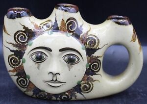 Vintage Carlos Villanueva Mexican Vase Signed Traditional Pottery