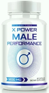 X Power Male Health Pills to Boost T-Levels and Physical Performance 60ct - Picture 1 of 3