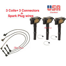 SPARK PLUG WIRE & ignition coil with connector Fit Toyota 4RUNNER TUNDRA T100