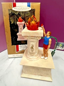 1996 Hallmark Keepsake Lighting The Flame Ornament, New - Picture 1 of 5