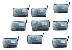 9 Channel Call All Home Office Wireless Intercom System Charcoal 9-station - Picture 1 of 11