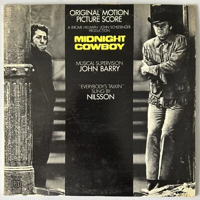 MIDNIGHT COWBOY - ORIGINAL MOTION PICTURE SCORE - UAS-5198 VINYL LP ft. NILSSON - Image 1 of 4