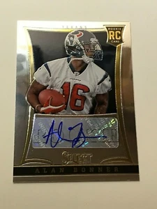 2013 SELECT FOOTBALL No.251 ALAN BONNER AUTO TEXANS #9/499 - Foto 1 di 1