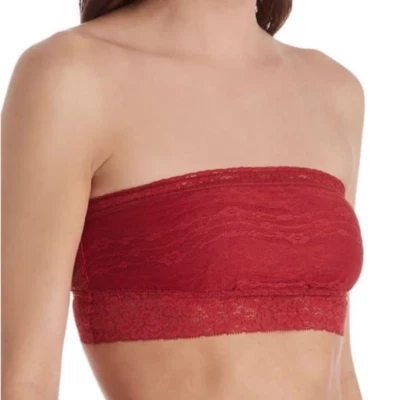 Sutiã FREE PEOPLE INTIMATELY FEMININO VERMELHO VIEIRA RENDA BRALETTE Tamanho G - Imagem 1 de 2