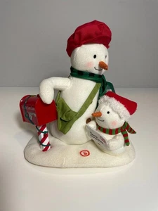 2018 Hallmark Jingle Pals Special Delivery Plush Snowmen Mailbox Letter Working - Picture 1 of 12