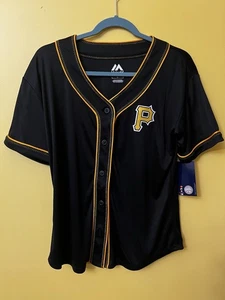 NEW Men’s Large MLB Pittsburgh Pirates Baseball Jersey Licensed Size L Official - Picture 1 of 5