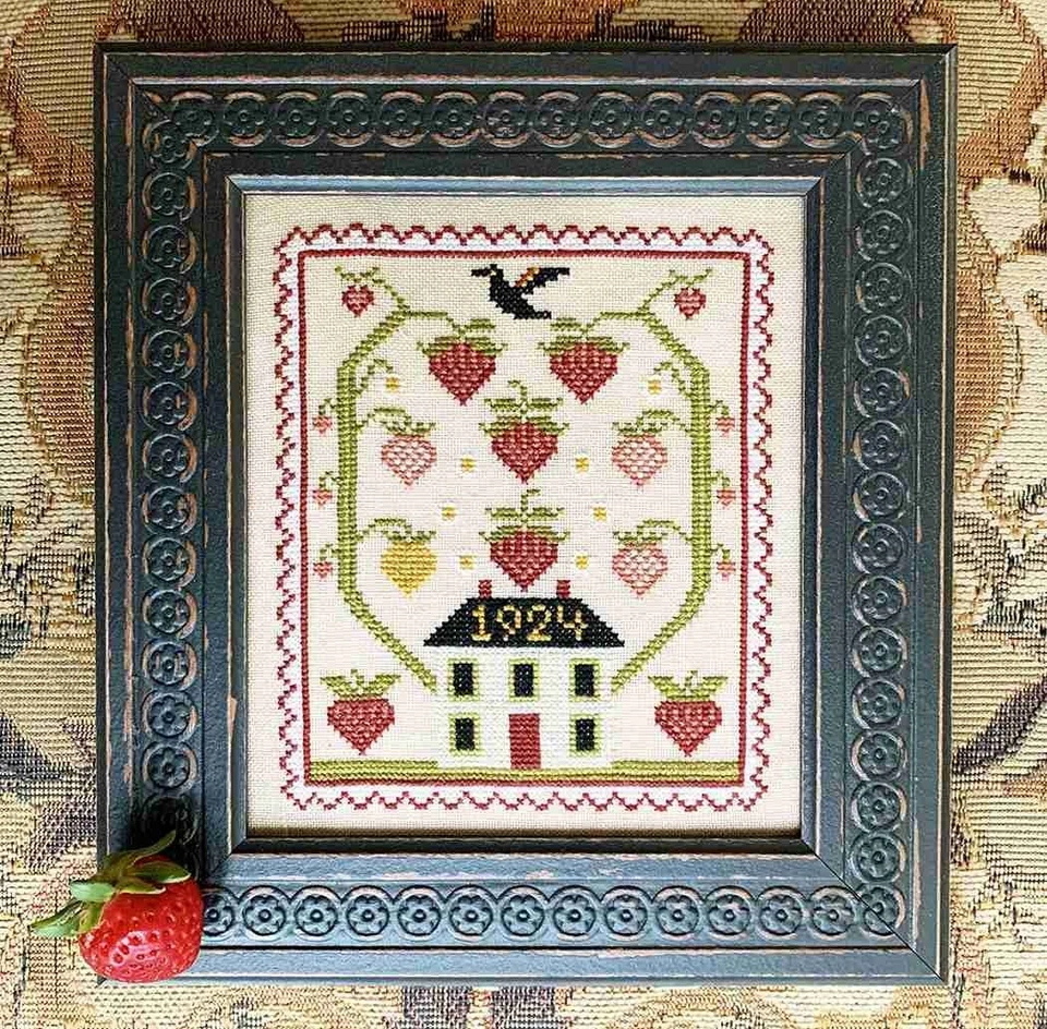 Strawberry Dream - From Trudy's Kitchen #3 Carriage House Samplings - New Chart - Image 1 of 1