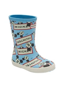 Kid’s Hunter Classic Disney Print Rain Boots Size US 10B-11G/EURO 27/UK 9 - Picture 1 of 15