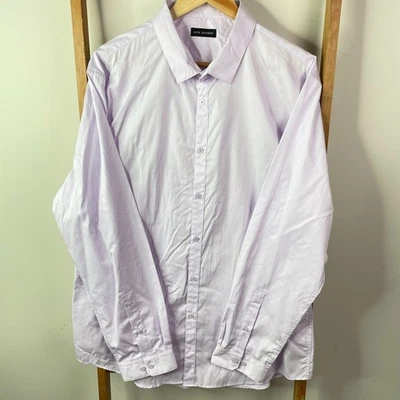 Jack London Button Up Shirt Mens 3XL Purple Collared Long Sleeve Casual NWT - Image 1 of 4