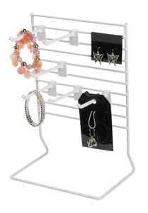SSWBasics 6-Peg White Wire Countertop Rack - 8"W x 8"H - Picture 1 of 1