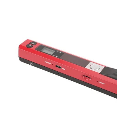 (Red) Portable Scanner 900 DPI Handheld Image Scanner For A4 Documents - Image 1 of 4