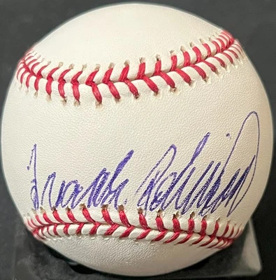 Frank Robinson Baltimore Orioles HOF Signed OML Baseball JSA Authenticated - Image 1 of 4