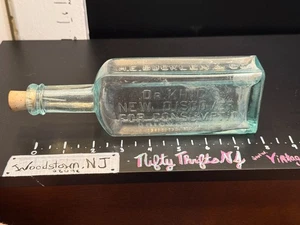 Dr. King's New DISCOVERY For Consumption Bottle Antique Cure Chicago IL 1800's - Picture 1 of 8
