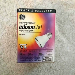 GE Edison 60W Indoor Floodlight Track & Recessed  Lighting 650 Lumens 30" beam - Picture 1 of 3